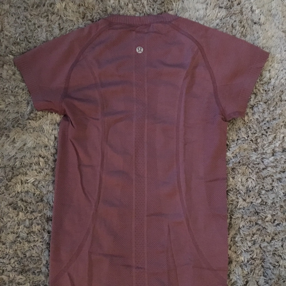 Purple swiftly tech short sleeve